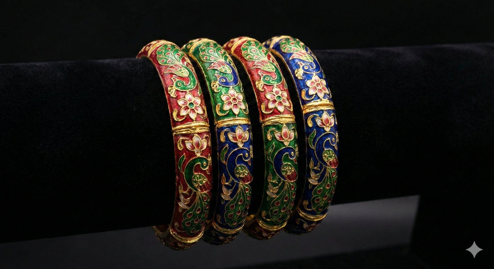 Meenakari Bangle Set