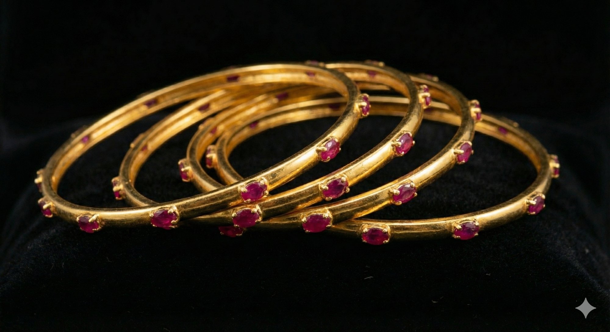 Ruby Gold Set