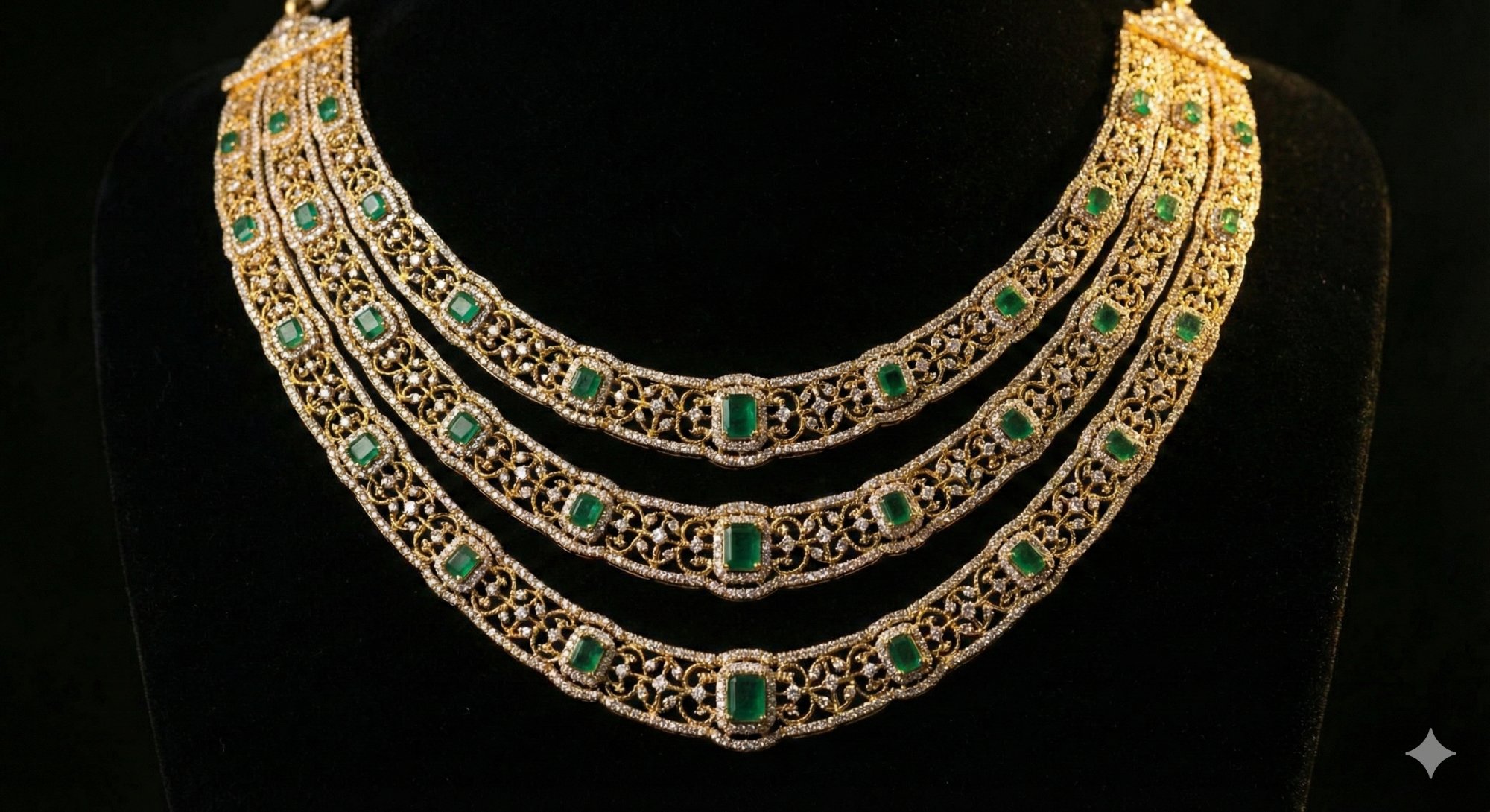 Emerald Layered Haar