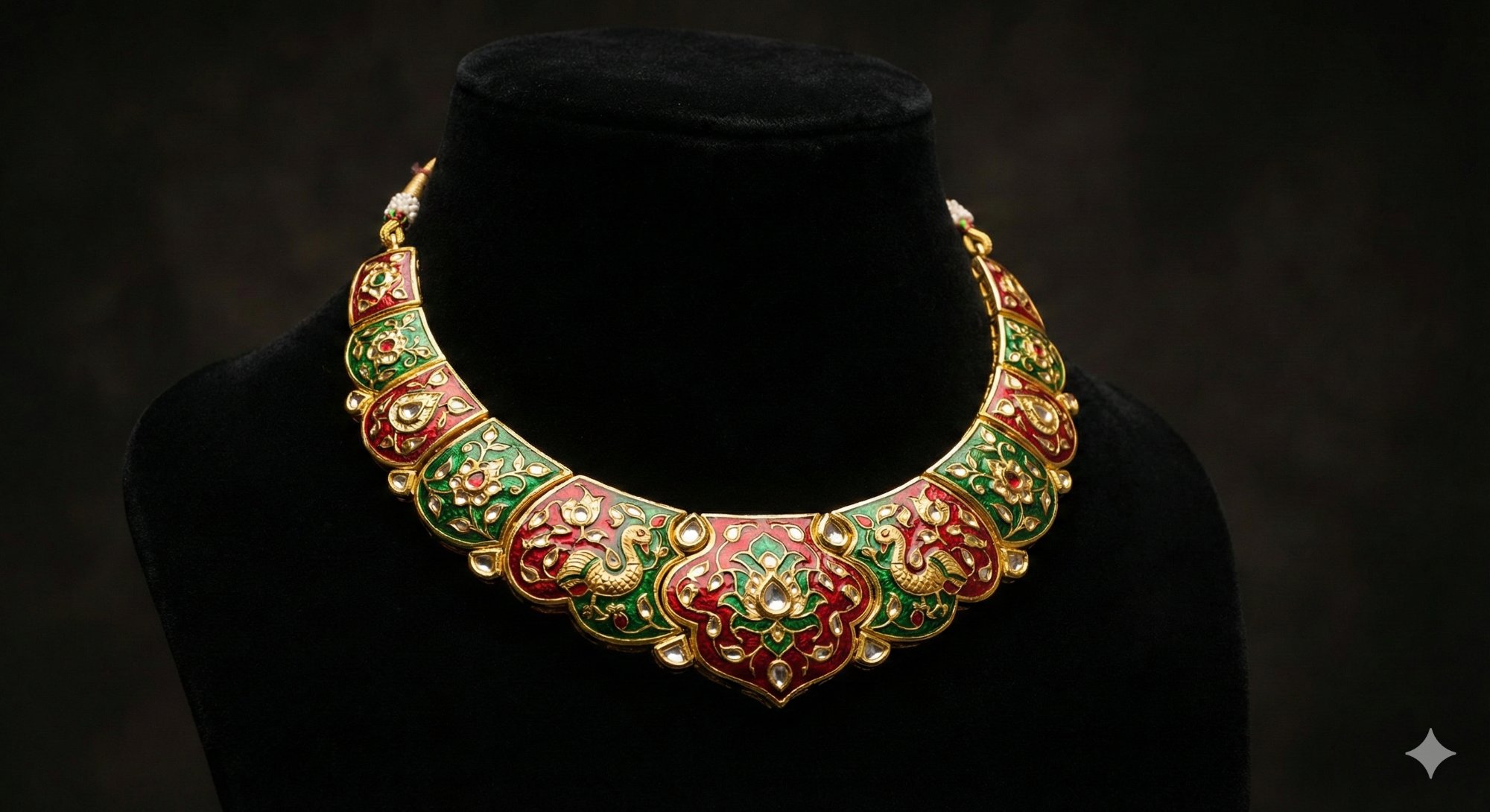 Meenakari Bridal Set