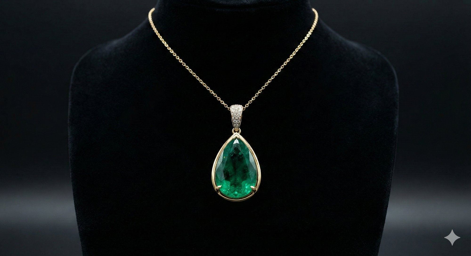Emerald Drop Pendant