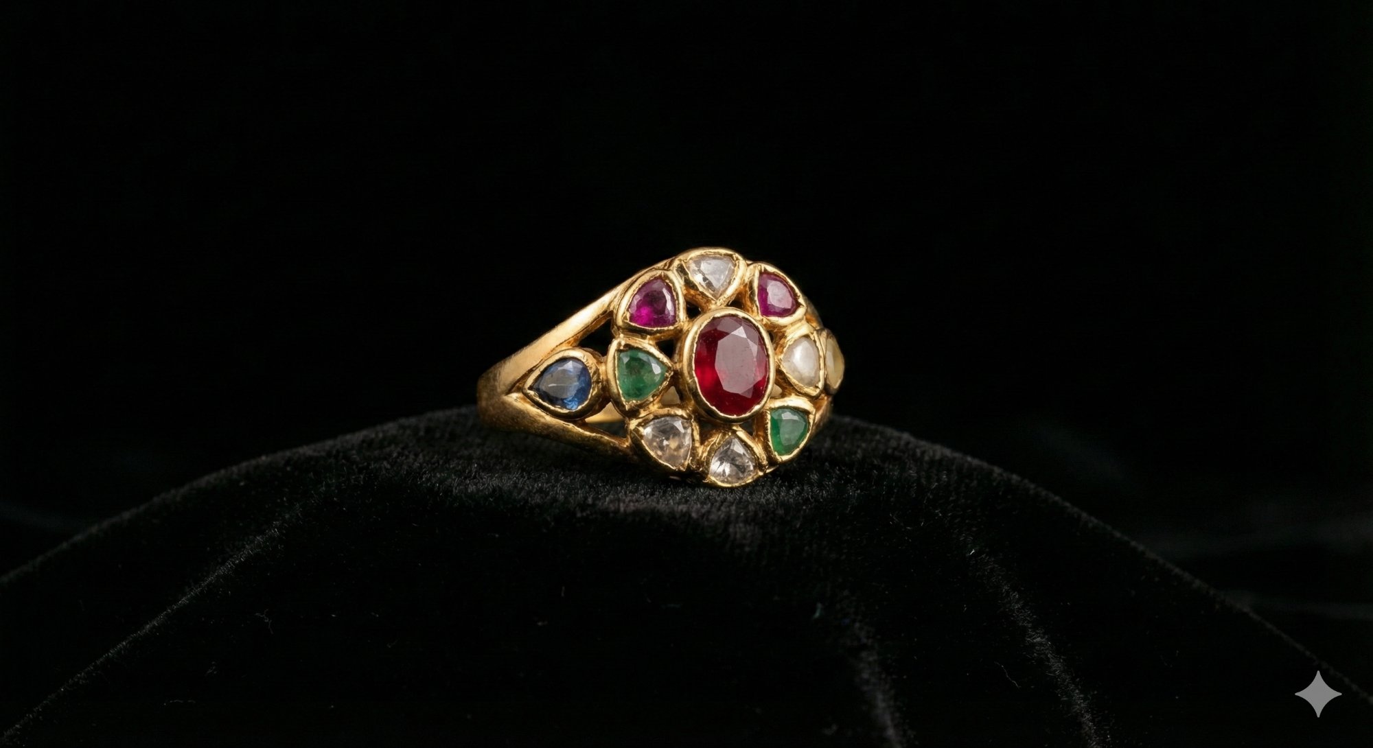Antique Kundan Ring
